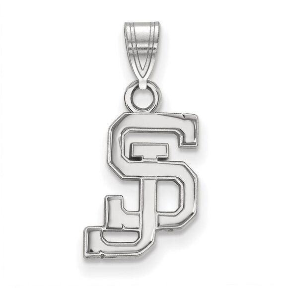 Sterling Silver San Jose State Small Pendant - Picture 1 of 3